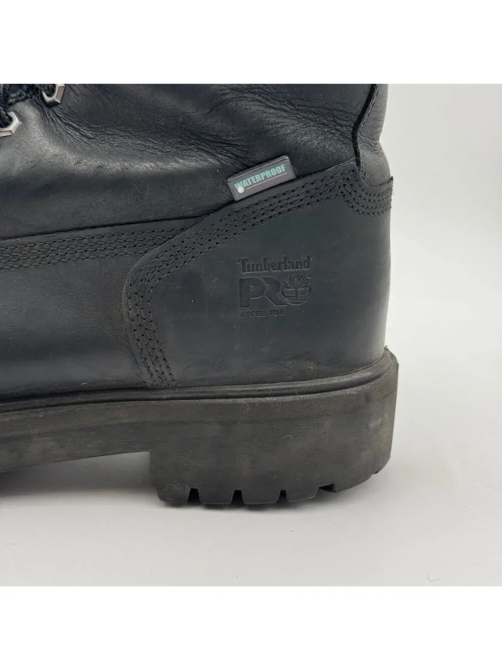 Timberland Pro Work Boots Mens 10.5W Black Steel Toe High Top Thermolite 200
